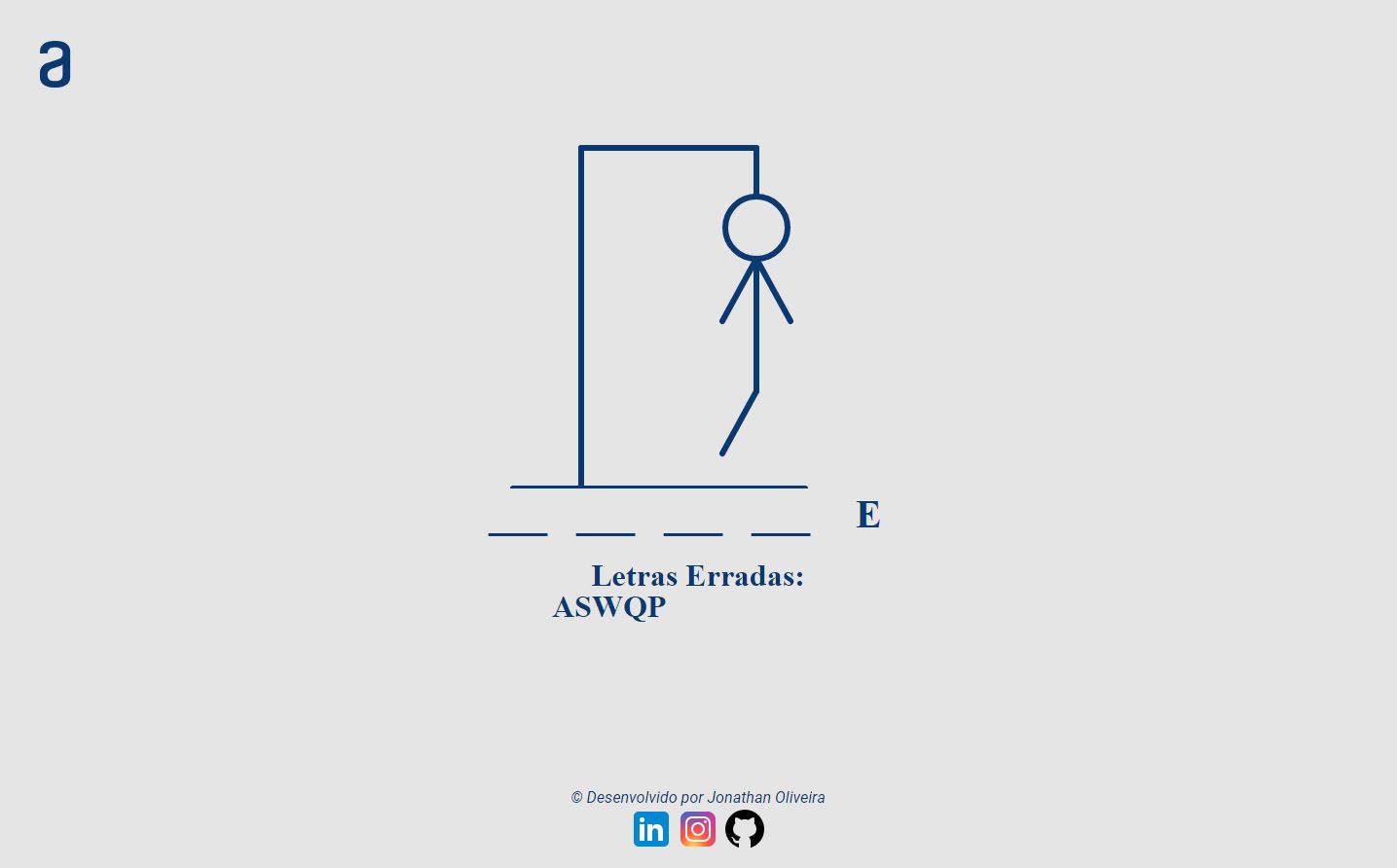 foto do protótipo do jogo da forca